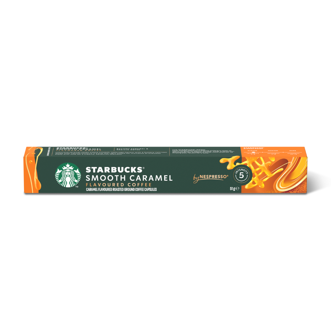 Starbucks Smooth Caramel Flavoured Coffee by Nespresso 10x51g